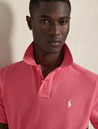 Polo Ralph Lauren - Custom Fit Mesh Polo - Hot Pink