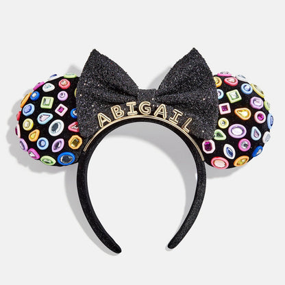 Disney Minnie Mouse Bedazzled Custom Ears Headband - Custom Bedazzled Minnie Mouse Ears