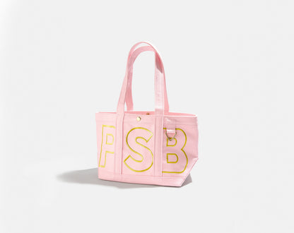 Solid Custom Alpha Tote - Soft Pink