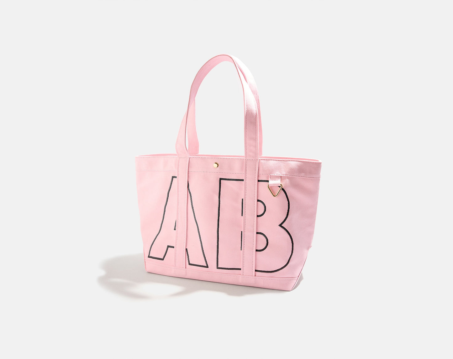 Solid Custom Alpha Tote - Soft Pink