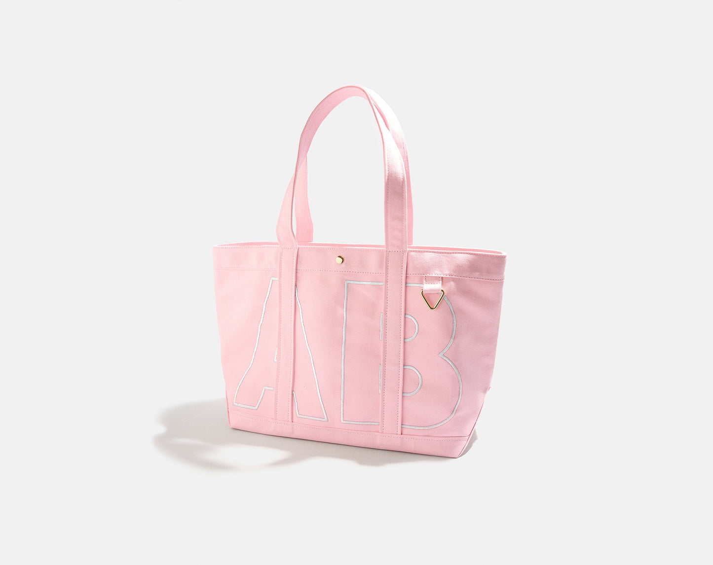 Solid Custom Alpha Tote - Soft Pink