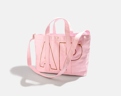 Solid Custom Alpha Tote - Soft Pink