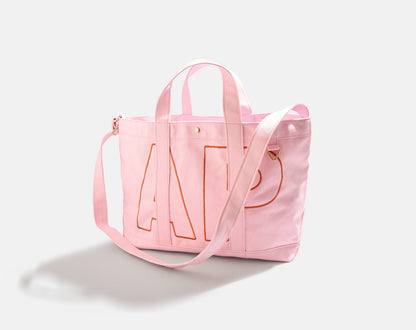 Solid Custom Alpha Tote - Soft Pink
