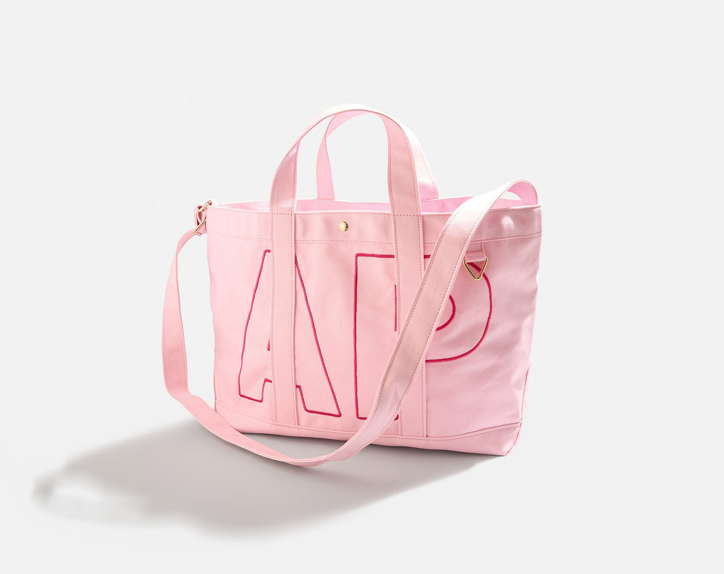 Solid Custom Alpha Tote - Soft Pink