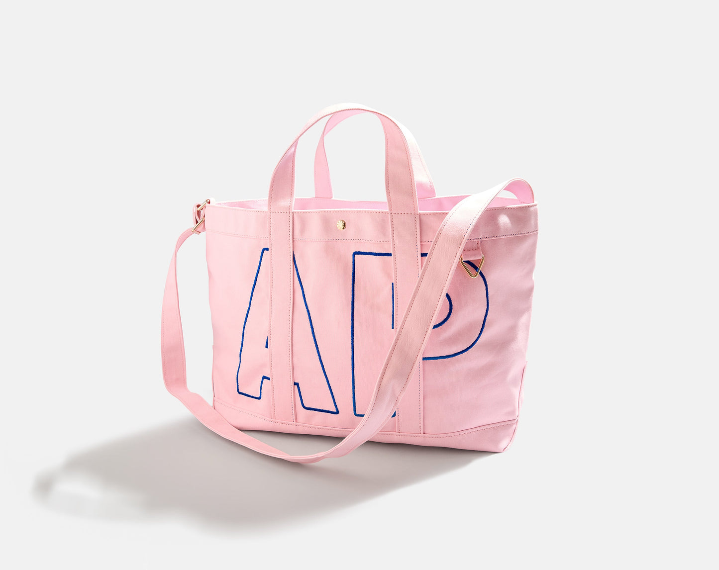 Solid Custom Alpha Tote - Soft Pink