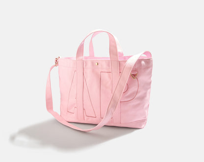 Solid Custom Alpha Tote - Soft Pink