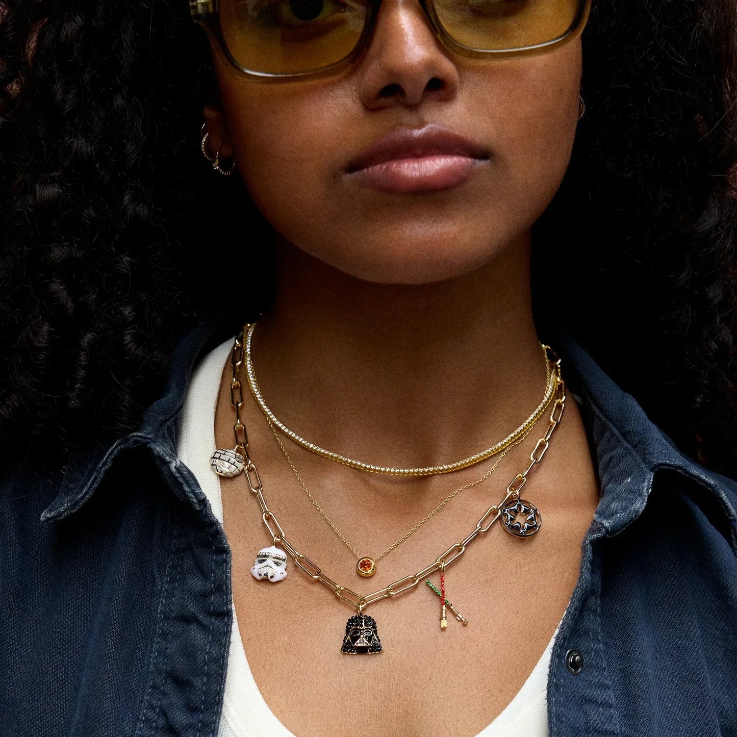 STAR WARS™ Villains Charm Necklace - Star Wars Villain's