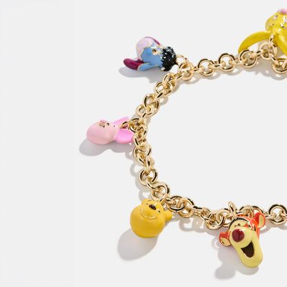 Disney Winnie the Pooh Charm Bracelet - Gold