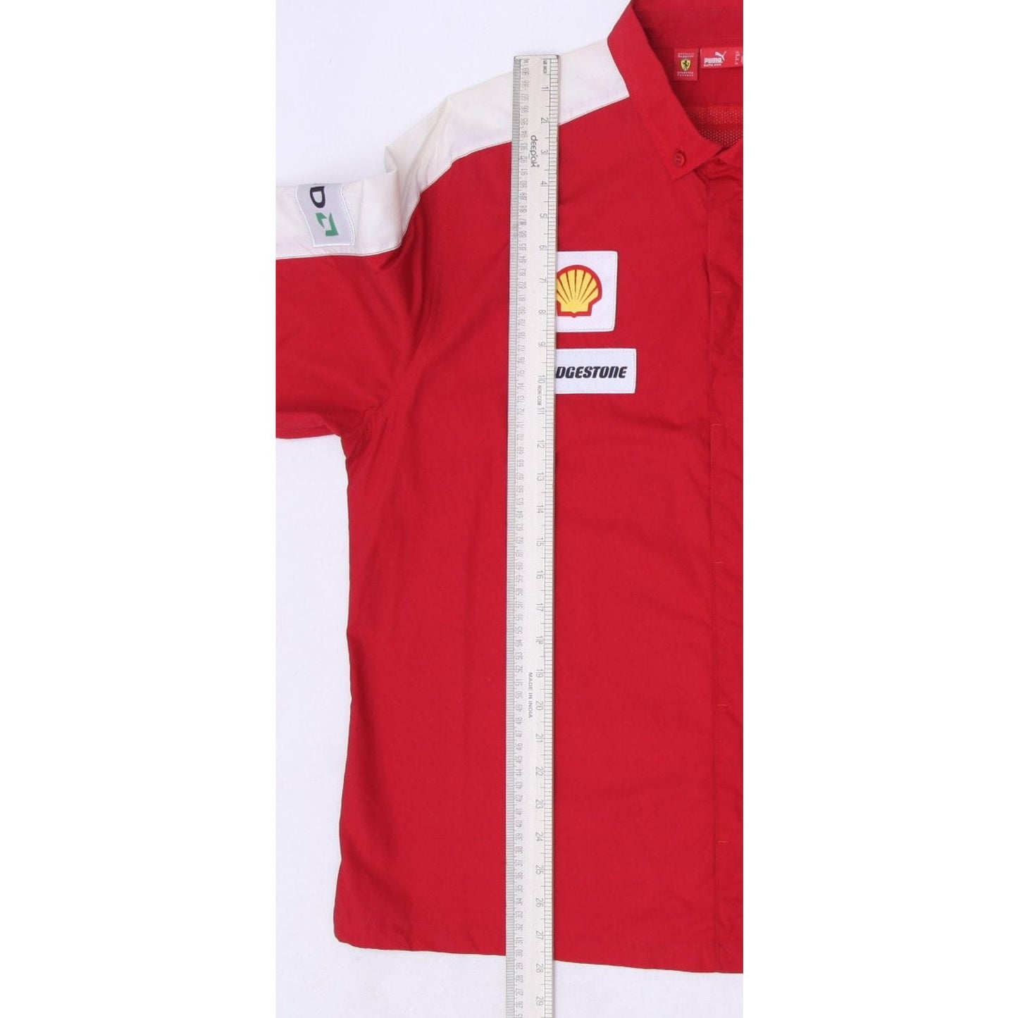 Mens Puma Ferrari Shirt Red Racing Team Logo Short Sleeve XXL