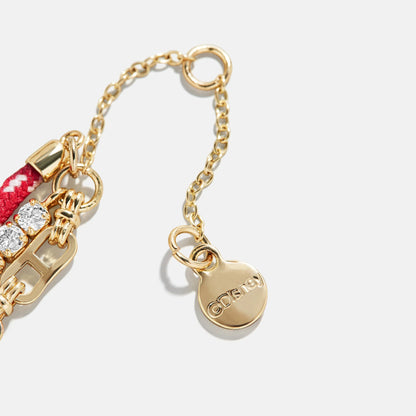 Disney Mickey Mouse Layered Bracelet - Gold/Red