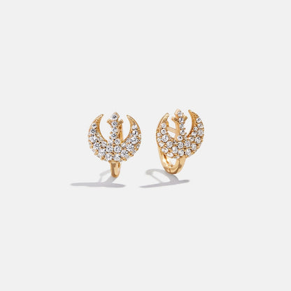 STAR WARS™ Rebel Alliance 14K Gold Plated Sterling Silver Earrings - Rebel Alliance