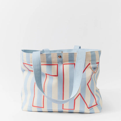 Striped Custom Alpha Tote - Custom Coast