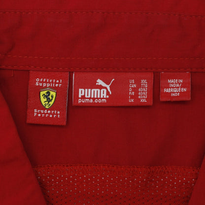 Mens Puma Ferrari Shirt Red Racing Team Logo Short Sleeve XXL