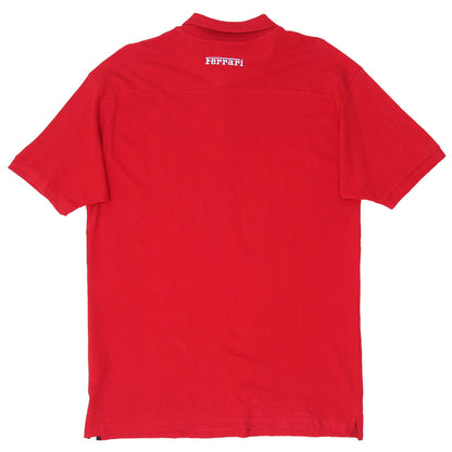 Mens Ferrari Red Polo T-Shirt