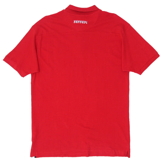 Mens Ferrari Red Polo T-Shirt