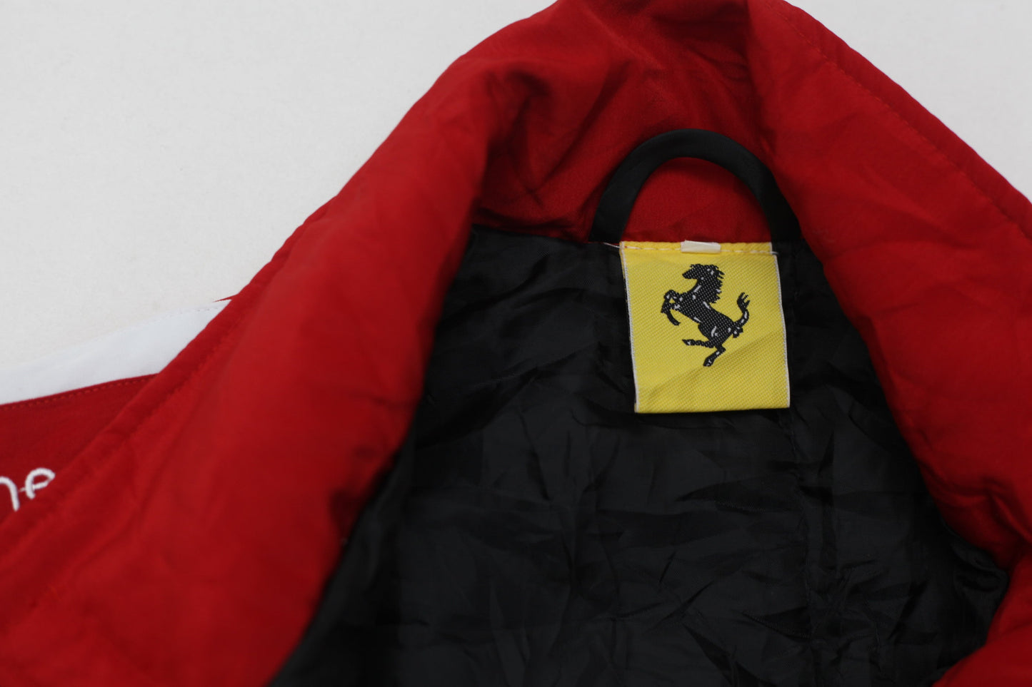 Mens Ferrari F1 Full Zip Racing Jacket Red