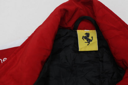 Mens Ferrari F1 Full Zip Racing Jacket Red
