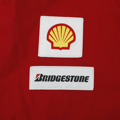 Mens Puma Ferrari Shirt Red Racing Team Logo Short Sleeve XXL