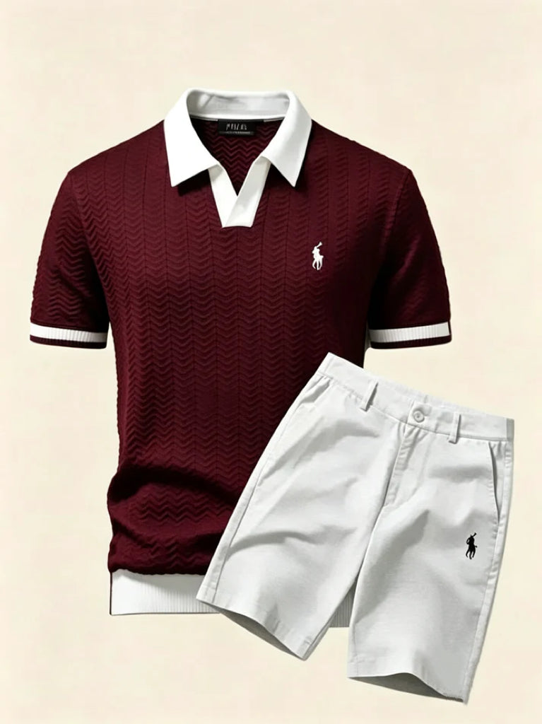 Ralph Lauren Old Money Polo Shirt + Shorts Set