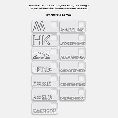 Fine Line Custom iPhone Case - Red/Red