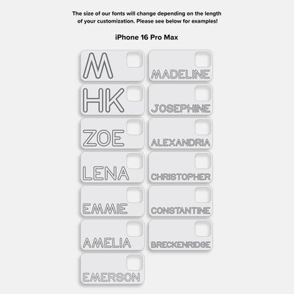 Fine Line Custom iPhone Case - Red/Red