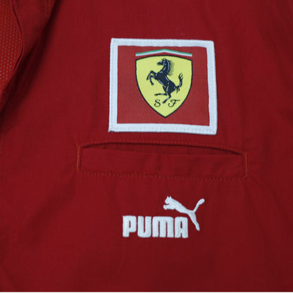 Mens Puma Ferrari Shirt Red Racing Team Logo Short Sleeve XXL