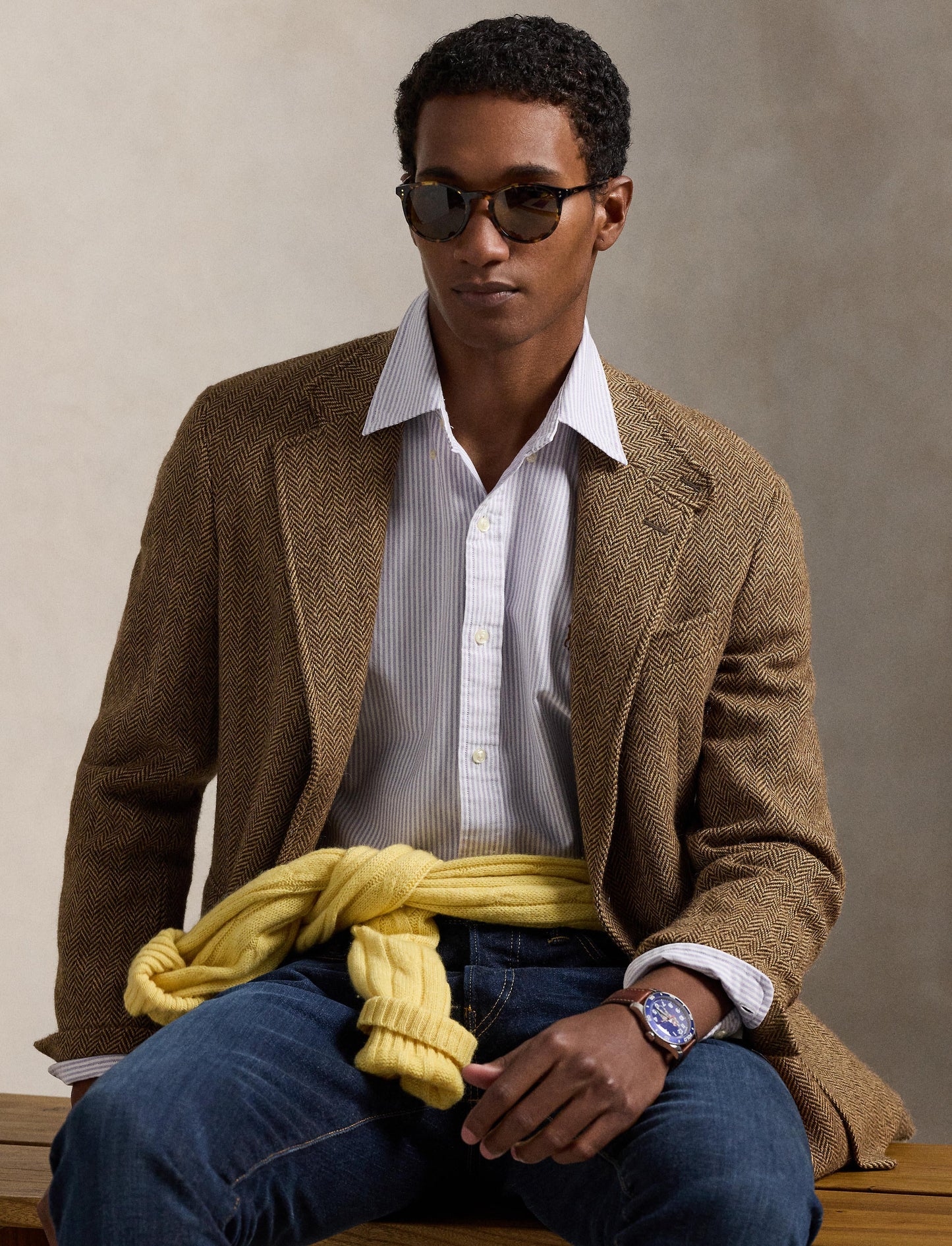 Polo Ralph Lauren - Oxford Shirt - Stripe - Thistle & White