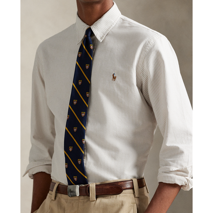Polo Ralph Lauren - Classic Fit Oxford Shirt - Beige white