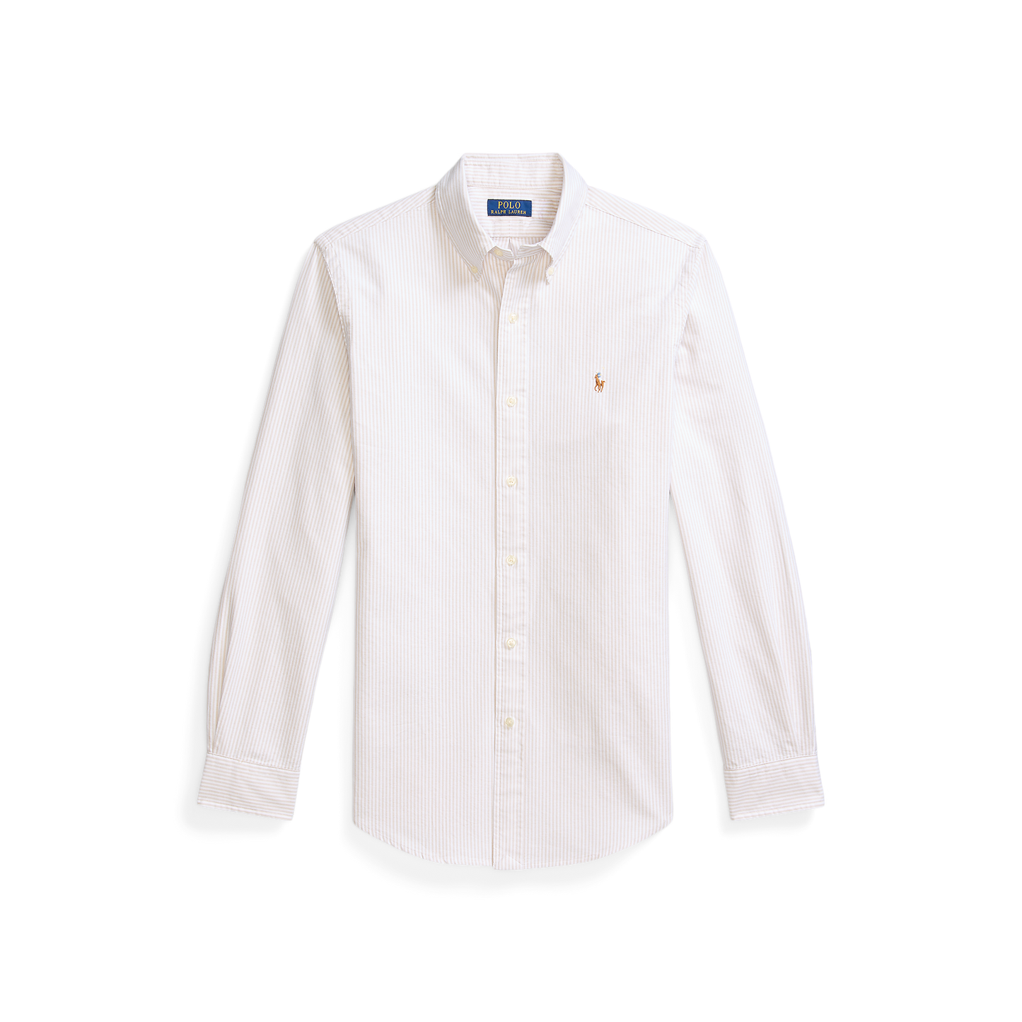 Polo Ralph Lauren - Classic Fit Oxford Shirt - Beige white