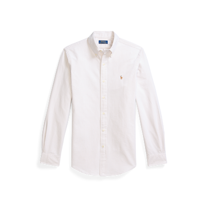 Polo Ralph Lauren - Classic Fit Oxford Shirt - Beige white