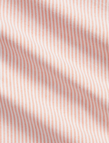 Polo Ralph Lauren - Oxford Shirt - Stripe - Custom Fit - Peach/White