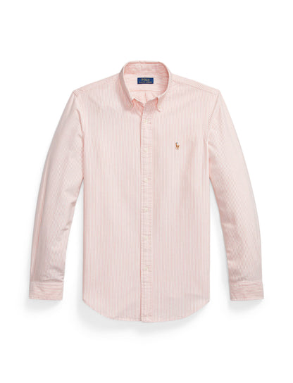 Polo Ralph Lauren - Oxford Shirt - Stripe - Custom Fit - Peach/White