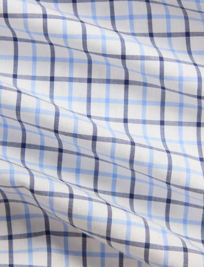 Polo Ralph Lauren - Poplin Stretch Shirt - Check - White/Blue