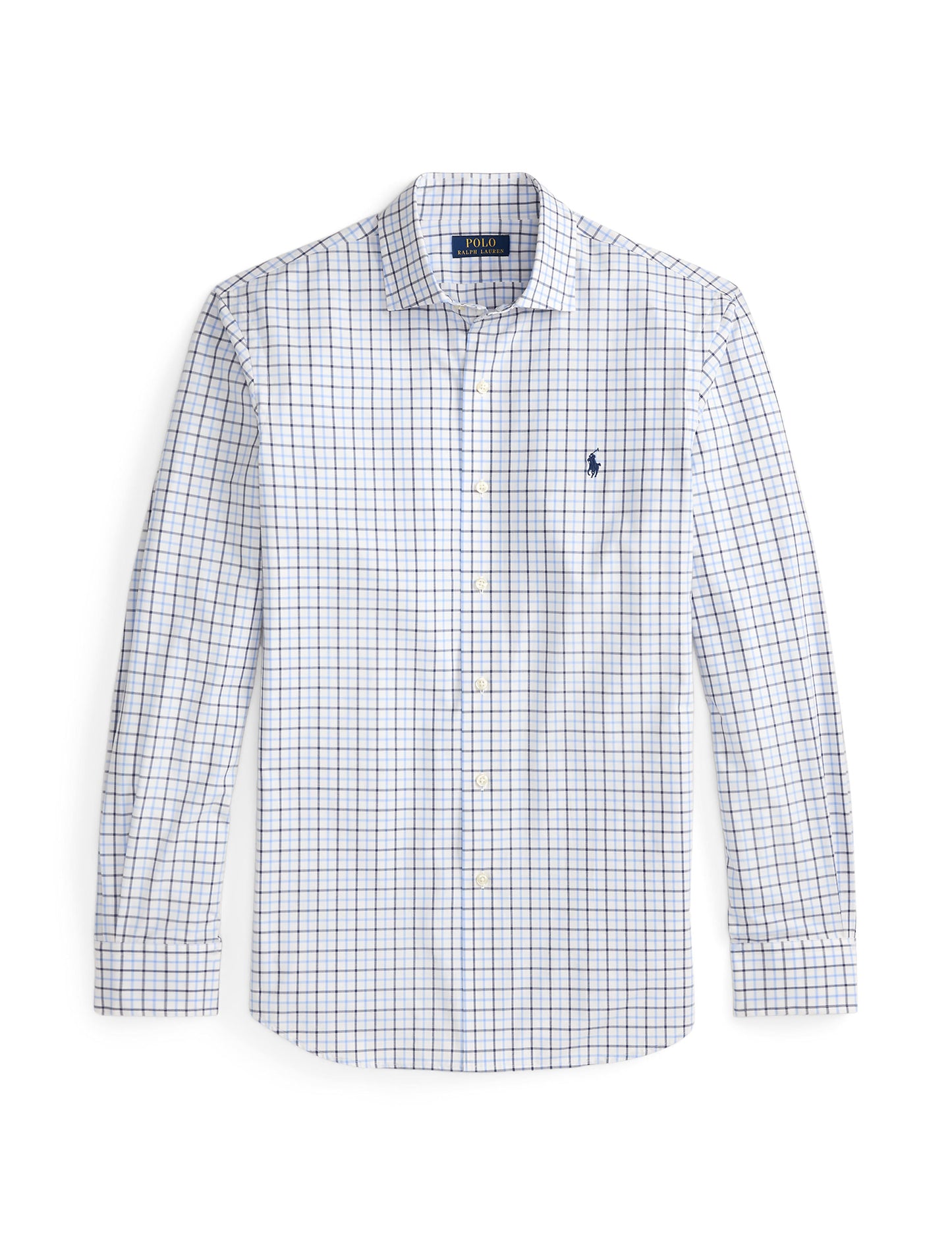 Polo Ralph Lauren - Poplin Stretch Shirt - Check - White/Blue