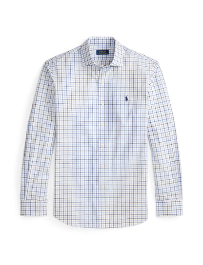 Polo Ralph Lauren - Poplin Stretch Shirt - Check - White/Blue