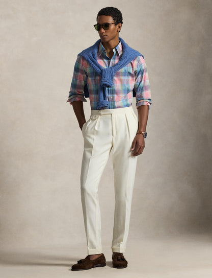 Polo Ralph Lauren - Poplin Shirt - Custom Fit - Check - Pink Blue Multi