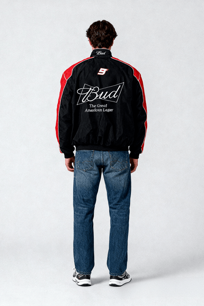 Budweiser Black Vintage Racing Jacket