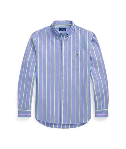 Polo Ralph Lauren - Oxford Shirt - Stripe - Royal Blue/Pink