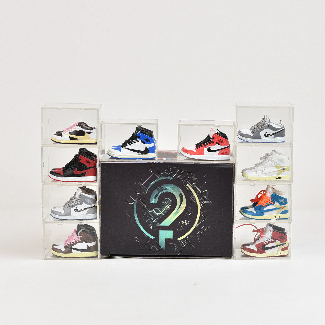 Air Jordan 1 Mini Sneakers Collection with Display Storage Case