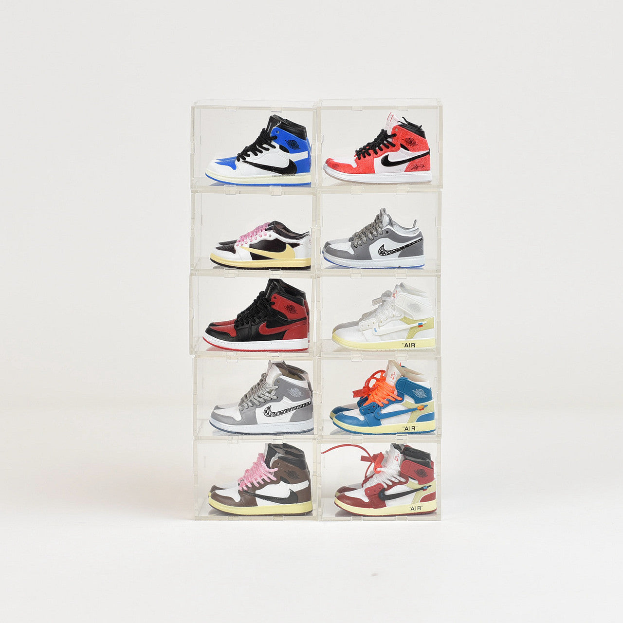 Air Jordan 1 Mini Sneakers Collection with Display Storage Case