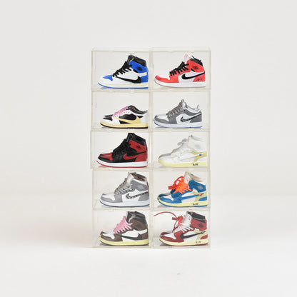 Air Jordan 1 Mini Sneakers Collection with Display Storage Case