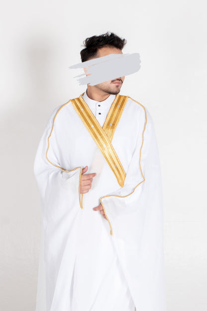 White Gold Bisht