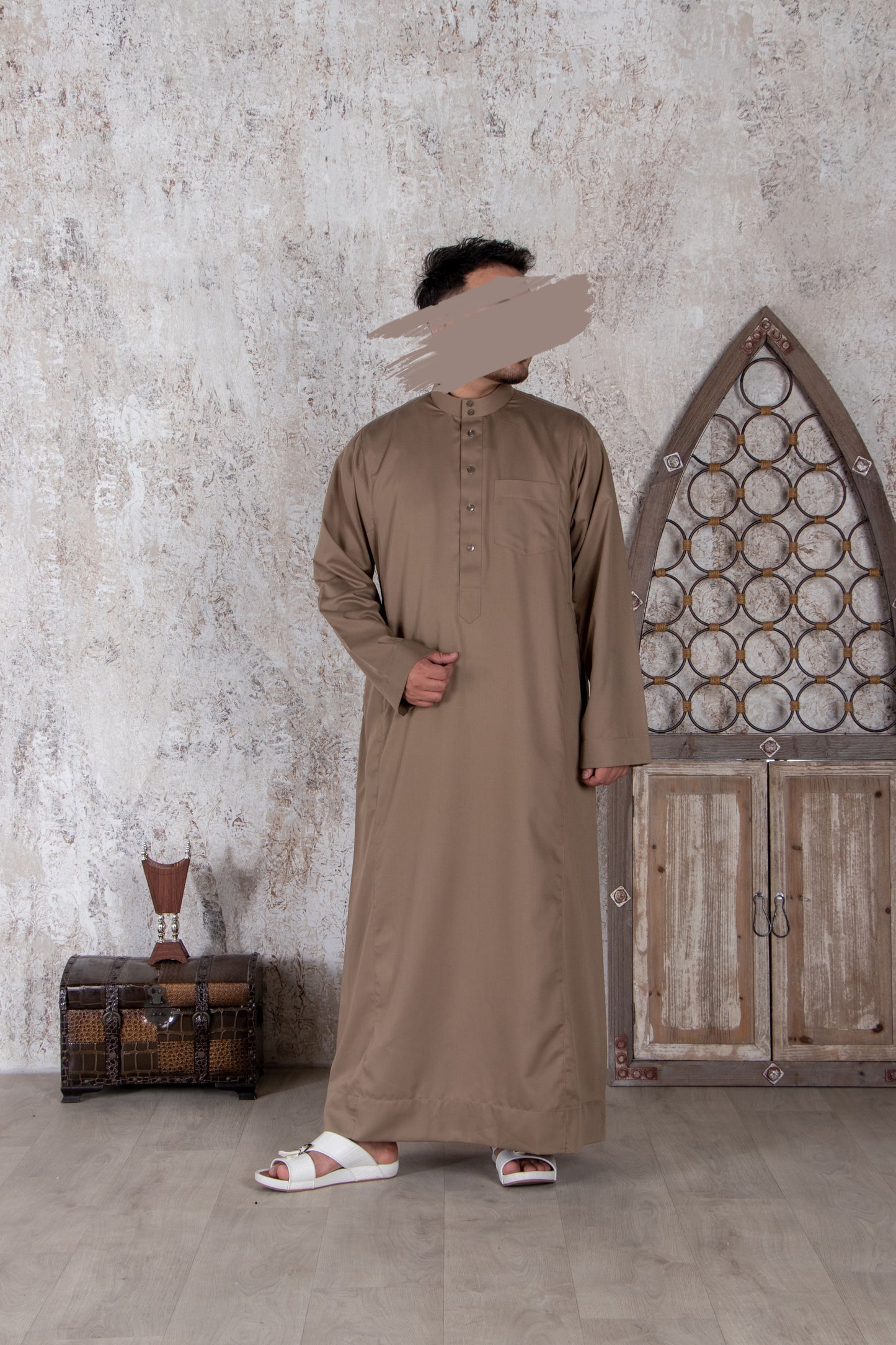 Beige Saudi Thobe