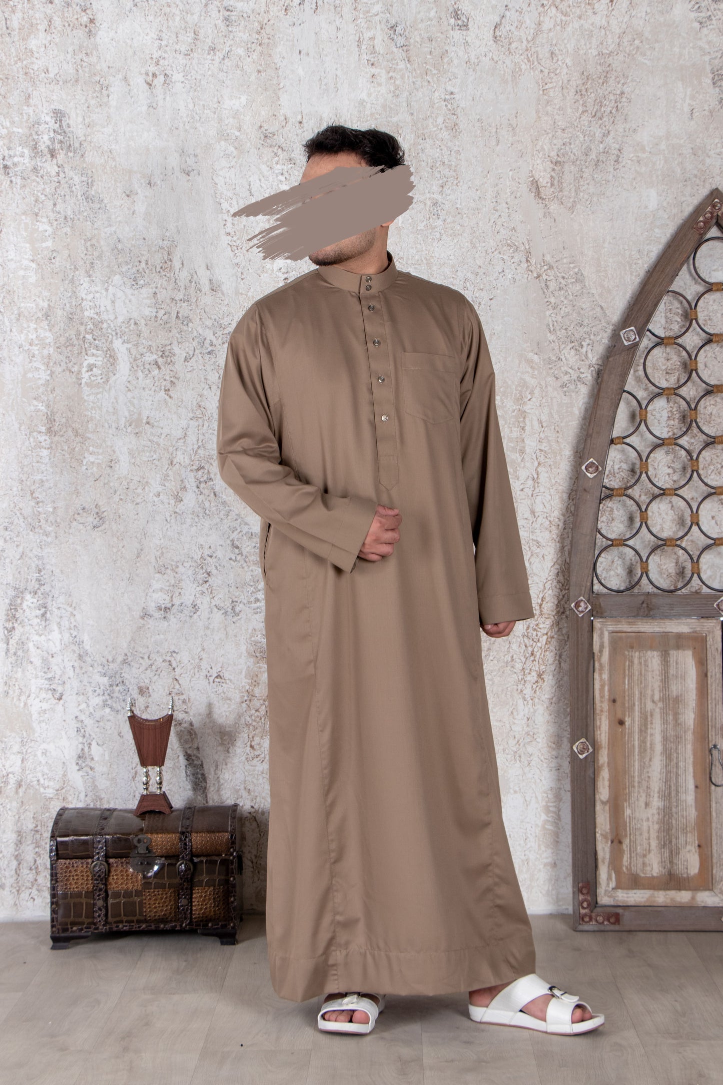 Beige Saudi Thobe