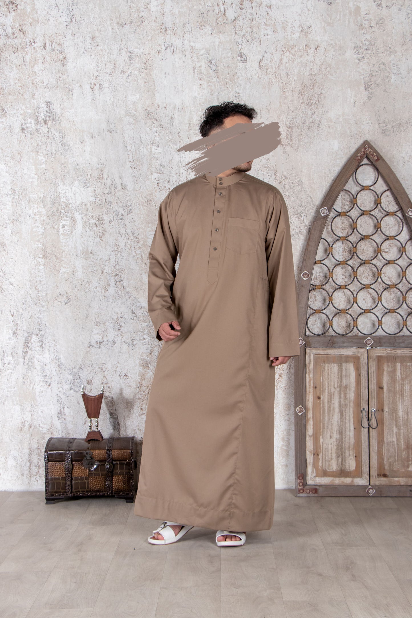 Beige Saudi Thobe