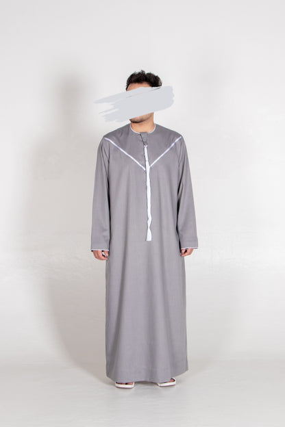 Gray Emirati Kandura