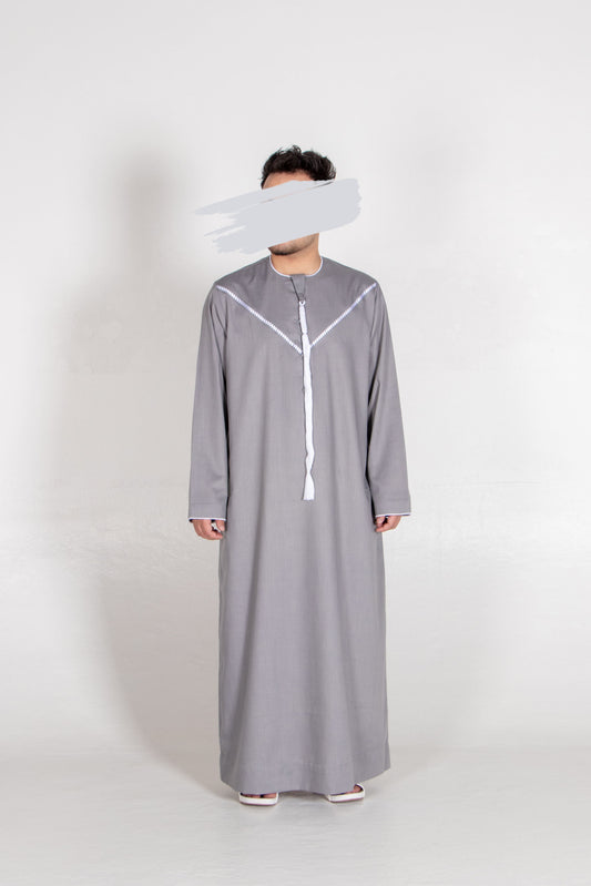 Gray Emirati Kandura