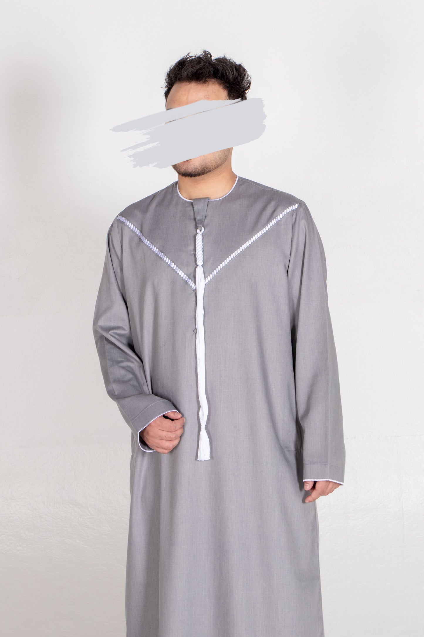 Gray Emirati Kandura