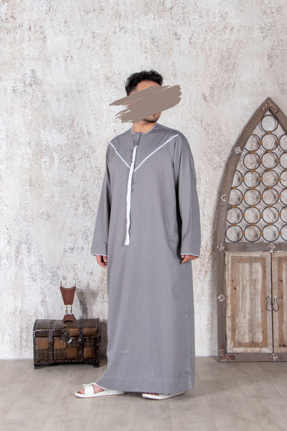 Gray Emirati Kandura
