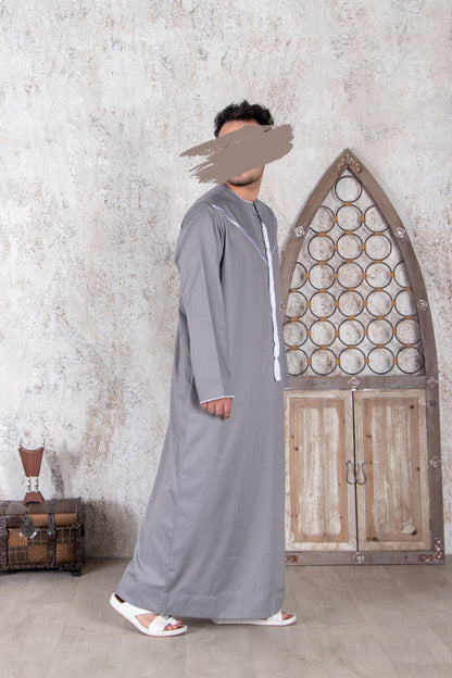 Gray Emirati Kandura